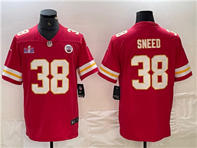 Kansas City Chiefs #38 L'Jarius Sneed Red Super Bowl LVIII Limited Jersey