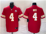 Kansas City Chiefs #4 Rashee Rice Red Vapor Limited Jersey