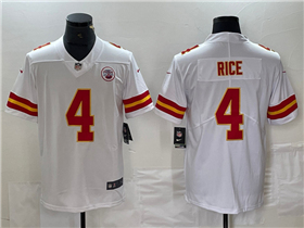 Kansas City Chiefs #4 Rashee Rice White Vapor Limited Jersey