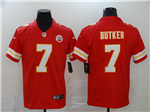 Kansas City Chiefs #7 Harrison Butker Red Vapor Limited Jersey