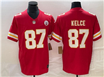 Kansas City Chiefs #87 Travis Kelce Red Vapor F.U.S.E. Limited Jersey