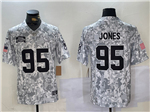 Kansas City Chiefs #95 Chris Jones Arctic Camo 2024 Salute To Service Limited Jersey