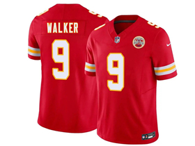 Kansas City Chiefs #9 Kenneth Walker III Red Vapor F.U.S.E. Limited Jersey