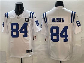 Indianapolis Colts #84 Tyler Warren White Vapor F.U.S.E. Limited Jersey