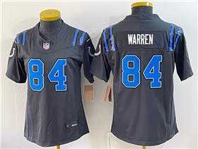 Indianapolis Colts #84 Tyler Warren Women's 2026 Anthracite Vapor F.U.S.E. Limited Jersey