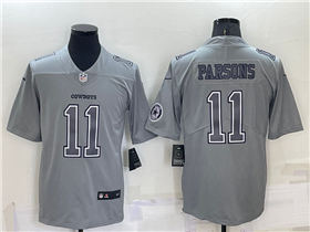 Dallas Cowboys #11 Micah Parsons Gray Atmosphere Fashion Limited Jersey