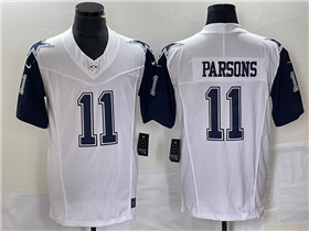 Dallas Cowboys #11 Micah Parsons Alternate White Vapor F.U.S.E. Limited Jersey