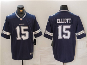 Dallas Cowboys #15 Ezekiel Elliott Blue Vapor Limited Jersey