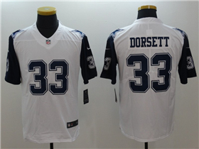 Dallas Cowboys #33 Tony Dorsett White Color Rush Limited Jersey