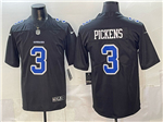 Dallas Cowboys #3 George Pickens Black Fashion Vapor Limited Jersey