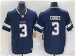 Dallas Cowboys #3 Brandin Cooks Blue Vapor F.U.S.E. Limited Jersey