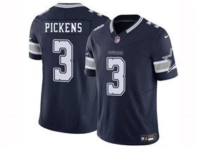 Dallas Cowboys #3 George Pickens Blue Vapor F.U.S.E. Limited Jersey