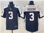 Dallas Cowboys #3 George Pickens Thanksgiving Blue Vapor F.U.S.E. Limited Jersey