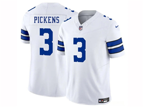 Dallas Cowboys #3 George Pickens White Vapor F.U.S.E. Limited Jersey