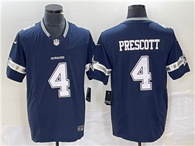 Dallas Cowboys #4 Dak Prescott Blue Vapor F.U.S.E. Limited Jersey