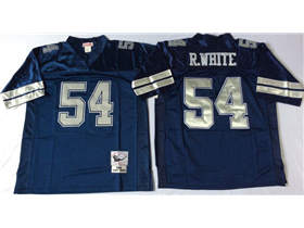 Dallas Cowboys #54 Randy White 1984 Throwback Navy Blue Jersey