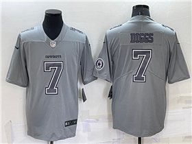 Dallas Cowboys #7 Trevon Diggs Gray Atmosphere Fashion Limited Jersey