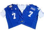 Dallas Cowboys #7 Trevon Diggs Throwback Blue Vapor F.U.S.E. Limited Jersey