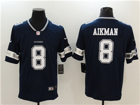 Dallas Cowboys #8 Troy Aikman Blue Vapor Limited Jersey