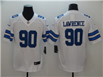 Dallas Cowboys #90 Demarcus Lawrence White Vapor Limited Jersey