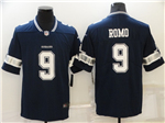 Dallas Cowboys #9 Tony Romo Blue Vapor Limited Jersey