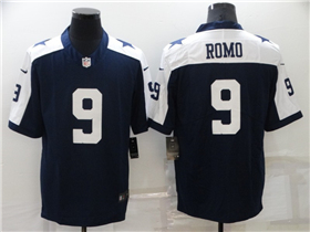 Dallas Cowboys #9 Tony Romo Thanksgiving Blue Vapor Limited Jersey