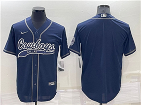 Dallas Cowboys Navy Baseball Cool Base Team Jersey