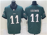 Philadelphia Eagles #11 A.J. Brown Green Vapor F.U.S.E. Limited Jersey