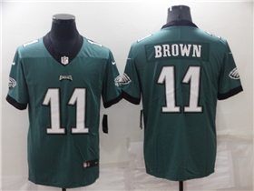 Philadelphia Eagles #11 A.J. Brown Green Vapor Limited Jersey