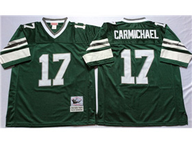Philadelphia Eagles #17 Harold Carmichael 1980 Throwback Green Jersey