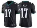 Philadelphia Eagles #17 Nakobe Dean Black Vapor Limited Jersey