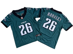 Philadelphia Eagles #26 Saquon Barkley Youth Green Vapor F.U.S.E. Limited Jersey