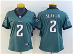 Philadelphia Eagles #2 Darius Slay Jr Women's Green Vapor Limited Jersey