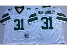 Philadelphia Eagles #31 Wilbert Montgomery 1980 Throwback White Jersey