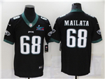 Philadelphia Eagles #68 Jordan Mailata Black Super Bowl LVII Limited Jersey