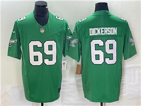 Philadelphia Eagles #69 Landon Dickerson Kelly Green Vapor F.U.S.E. Limited Jersey