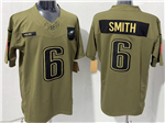 Philadelphia Eagles #6 DeVonta Smith Olive 2025 Salute To Service Limited Jersey