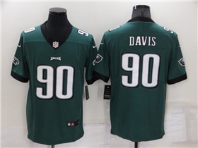 Philadelphia Eagles #90 Jordan Davis Green Vapor Limited Jersey