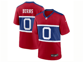 New York Giants #0 Brian Burns Century Red Alternate Vapor Limited Jersey