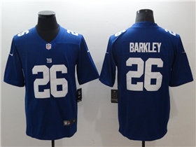 New York Giants #26 Saquon Barkley Blue Vapor Limited Jersey