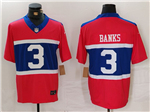 New York Giants #3 Deonte Banks Century Red Alternate Vapor F.U.S.E. Limited Jersey