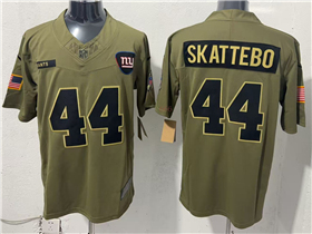 New York Giants #44 Cam Skattebo Olive 2025 Salute To Service Limited Jersey