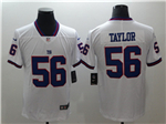 New York Giants #56 Lawrence Taylor White Color Rush Limited Jersey