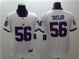 New York Giants #56 Lawrence Taylor White Color Rush Limited Jersey