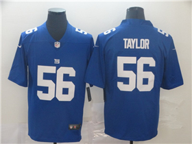 New York Giants #56 Lawrence Taylor Blue Vapor Limited Jersey