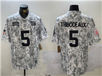 New York Giants #5 Kayvon Thibodeaux Arctic Camo 2024 Salute To Service Limited Jersey