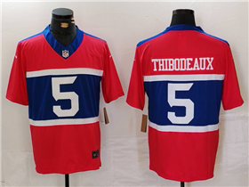 New York Giants #5 Kayvon Thibodeaux Century Red Alternate Vapor F.U.S.E. Limited Jersey