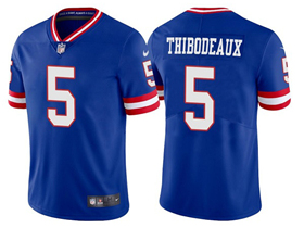 New York Giants #5 Kayvon Thibodeaux Royal Classic Vapor Limited Jersey