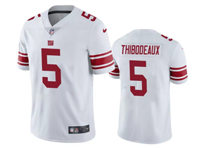 New York Giants #5 Kayvon Thibodeaux Youth White Vapor Limited Jersey