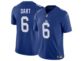 New York Giants #6 Jaxson Dart Youth Blue Vapor F.U.S.E. Limited Jersey
